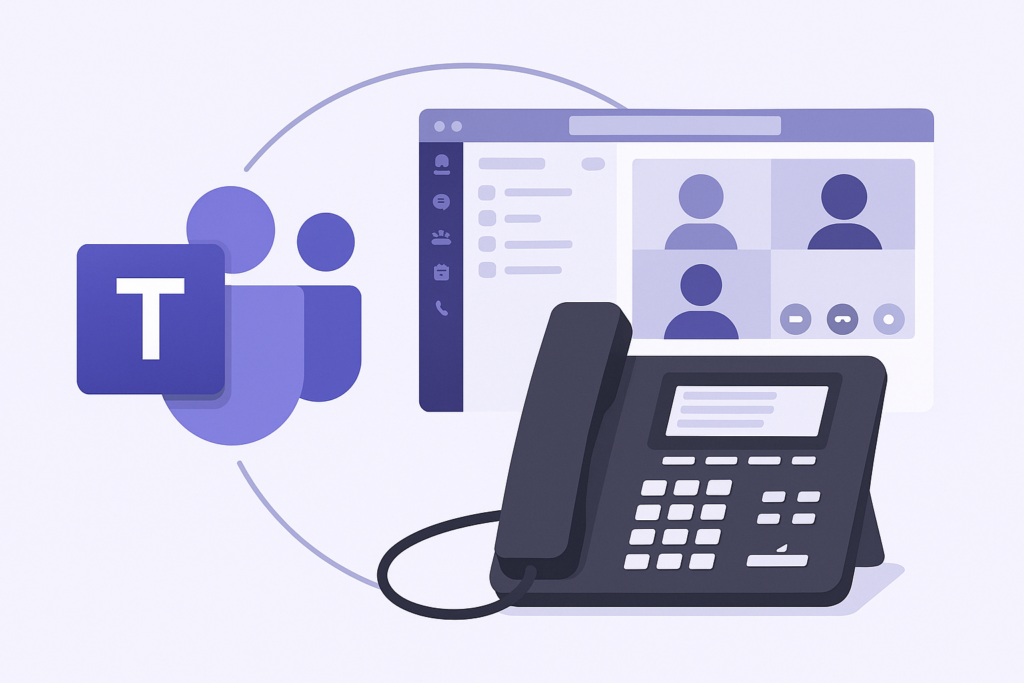 Microsoft Teams mit Telefonanlage verbinden