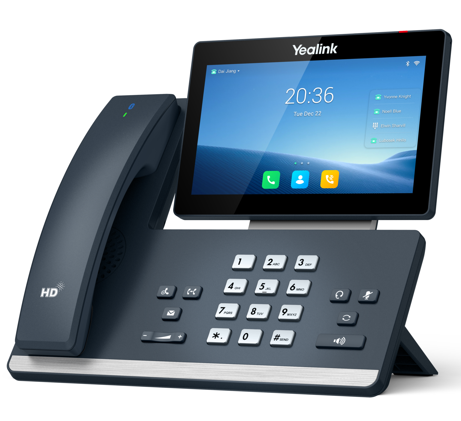 Yealink T58A Premium IP-Telefon mit 7-Zoll Touchscreen-Farbdisplay