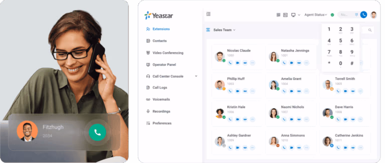 Telefonieren mit der Yeastar Linkus Mobile App – Business-Telefonie unterwegs