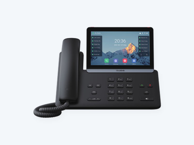 Yealink T88W IP-Tischtelefon mit Farbdisplay für die Cloud-Telefonanlage